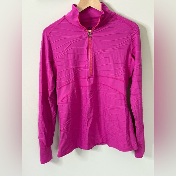 Title nine Tops - Title Nine 1/4 Zip Pullover Long Sleeve Dark Pink Size Large